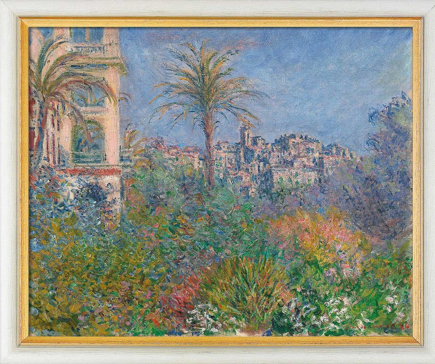 Claude Monet Bild "Villen In Bordighera" (1884), Gerahmt Impressionismus