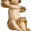 ars mundi Holzfigur "Putto Mit Flote" Gotterbildnisse