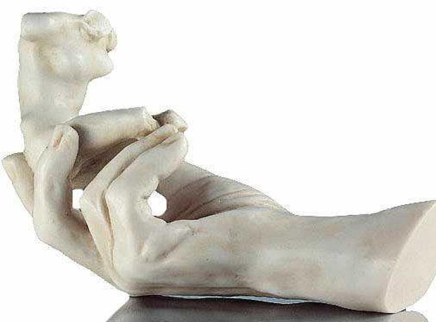 Auguste Rodin Skulptur "Die Hand Gottes" (1917), Version In Kunstmarmor Sonstige Skulpturen