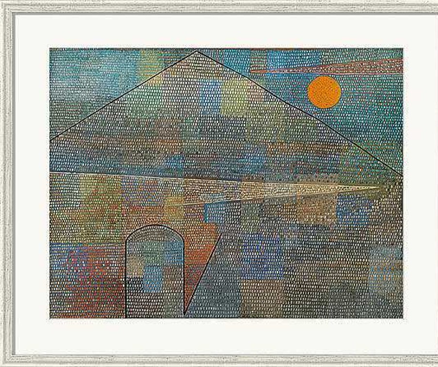 Paul Klee Bild "Ad Parnassum" (1932), Gerahmt Faksimile