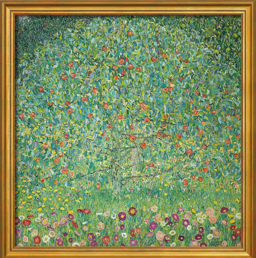 Gustav Klimt Bild "Apfelbaum I" (1912), Gerahmt Landschaft