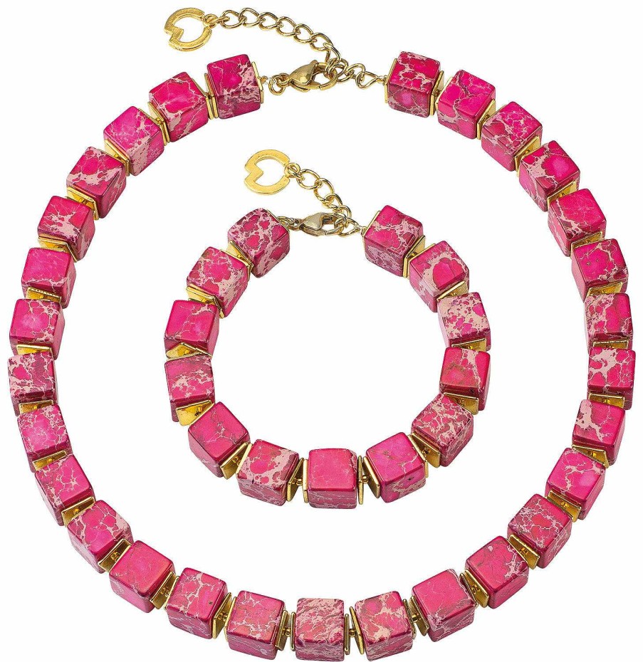 Petra Waszak Schmuckset "Happy Pink" Schmucksets