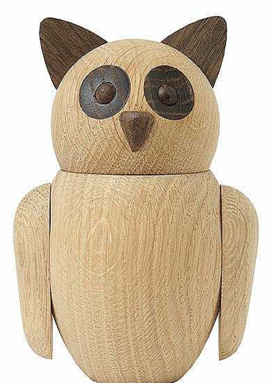 ArchitectMade Holzfigur "Eule Bubo", Kleine Version - Design Nikolaj Klitgaard Holz