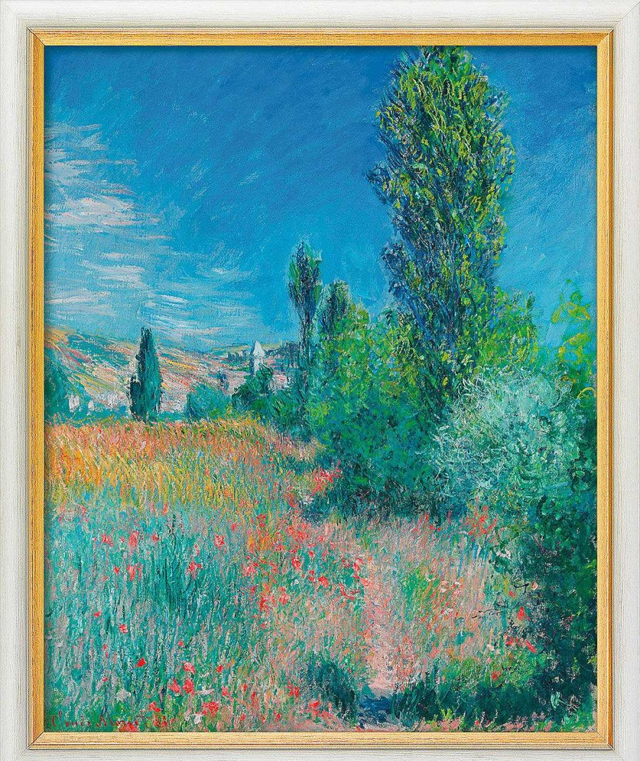 Claude Monet Bild "Landschaft Auf Saint-Martin" (1881), Gerahmt Impressionismus