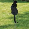 ars mundi Gartenstecker / Silhouette "Sitzende Katze" Sonstige Gartenaccessoires