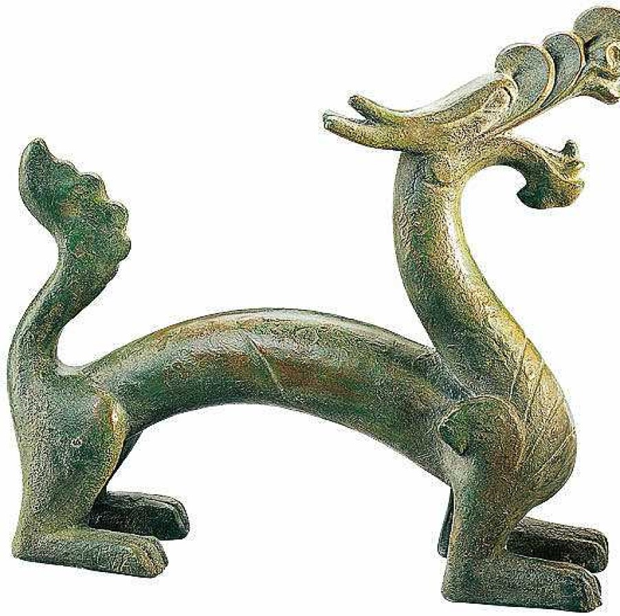 ars mundi Skulptur "Chinesischer Han-Drache", Kunstbronze Asien