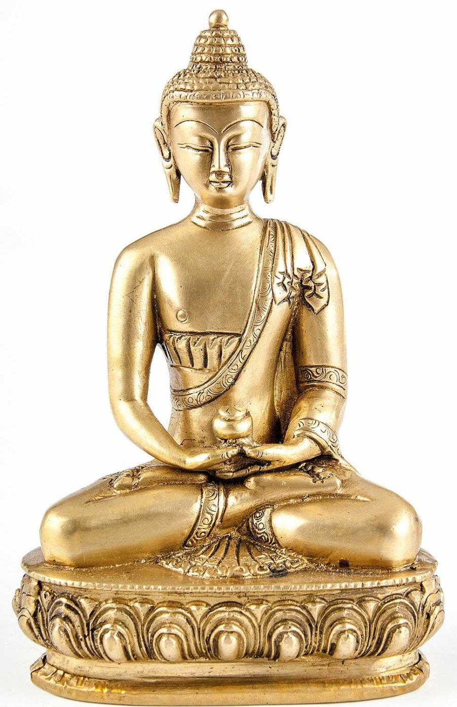 ars mundi Messingskulptur "Buddha Amitabha" Asien