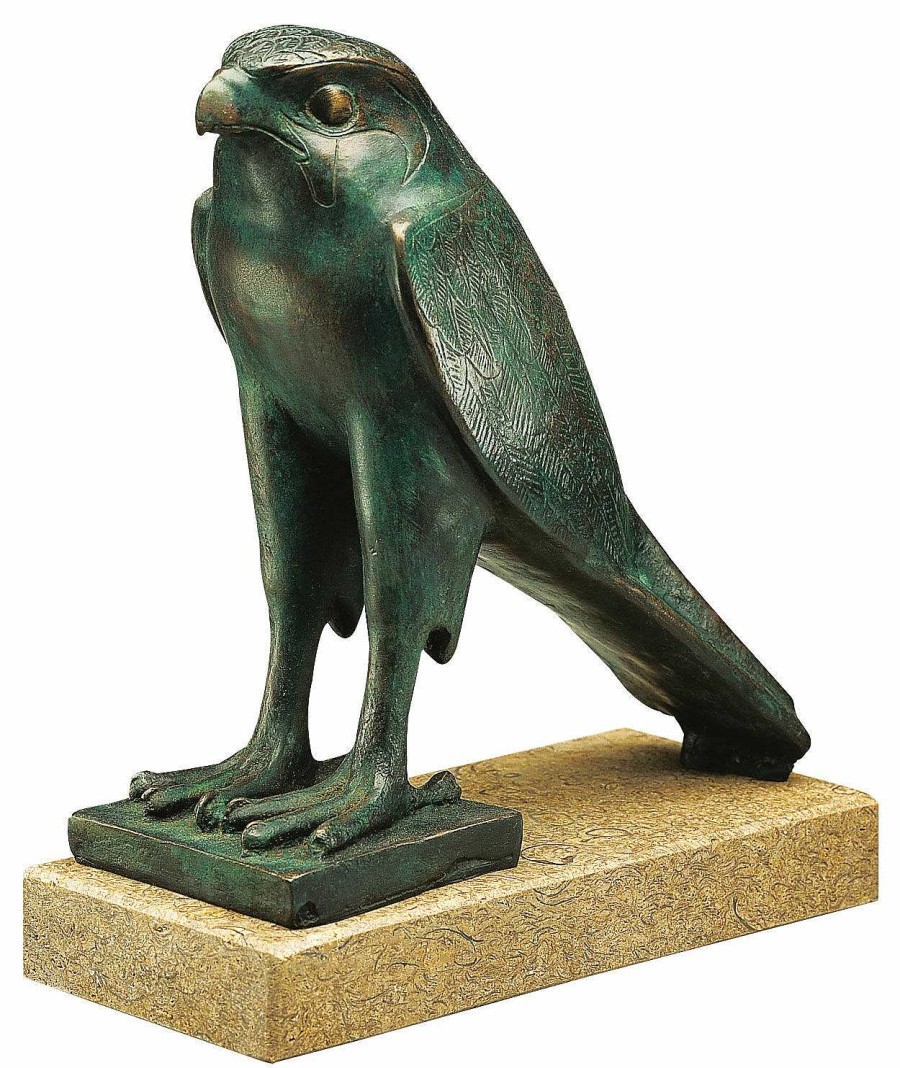 ars mundi Skulptur "Horus-Falke", Version In Bronze Gotterbildnisse