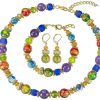 Petra Waszak Schmuckset "Rainbow" Glas