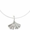 Petra Waszak Collier "Ginkgo", Version Silber Colliers / Halsschmuck