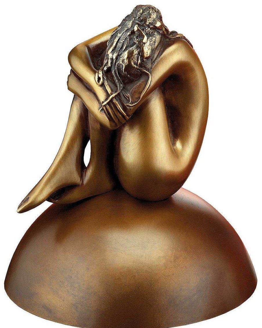 Bruno Bruni Skulptur "La Felicita", Bronze Auf Sockel Bronze