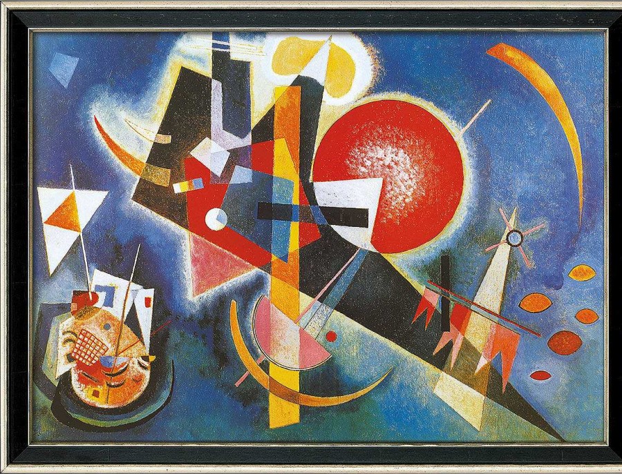 Wassily Kandinsky Bild "Im Blau" (1925), Gerahmt Abstrakte Bilder