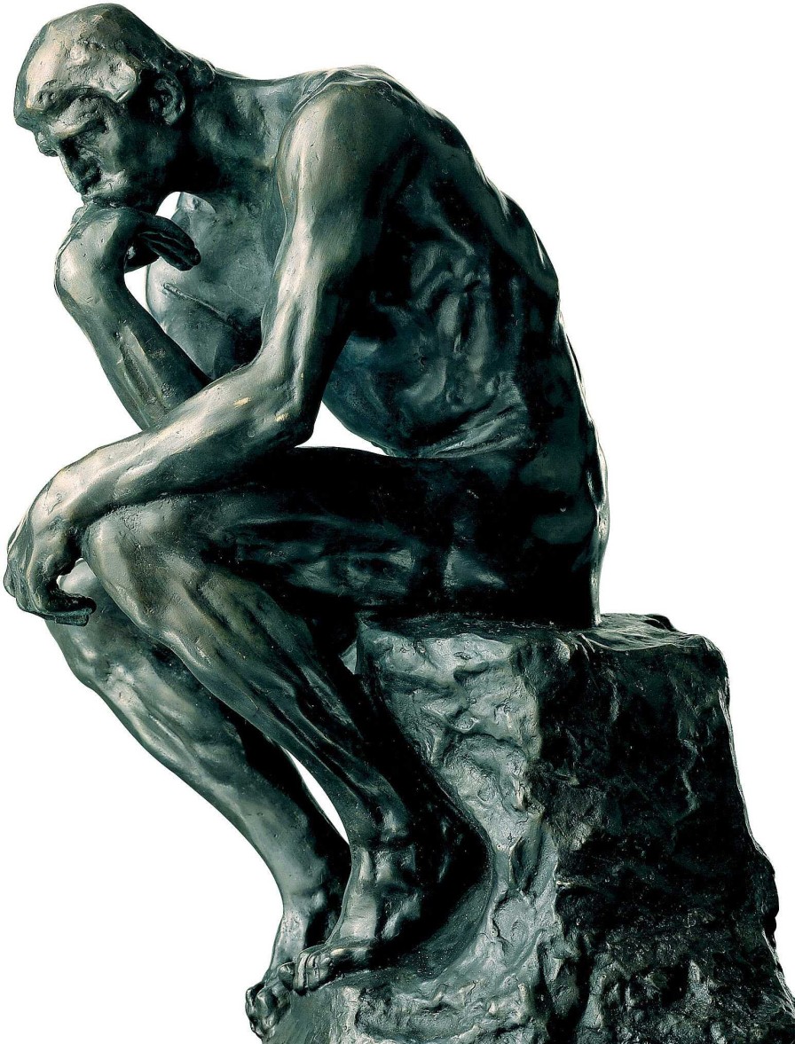 Auguste Rodin Skulptur "Der Denker" (26 Cm), Kunstbronze Kunstbronze