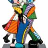 Romero Britto Porzellanskulptur "Cheek To Cheek" (Kleine Version) Sonstige Skulpturen