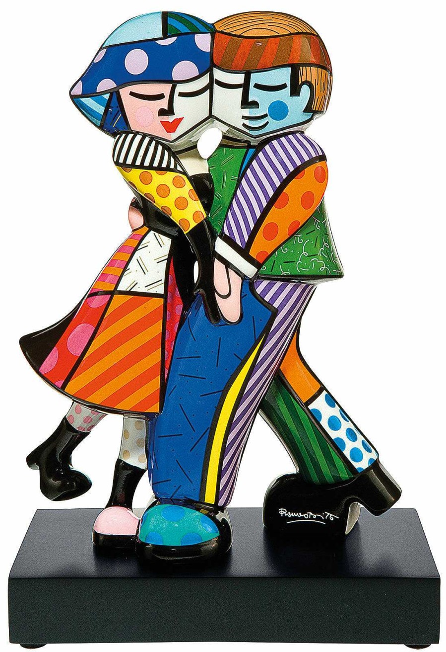 Romero Britto Porzellanskulptur "Cheek To Cheek" (Kleine Version) Sonstige Skulpturen