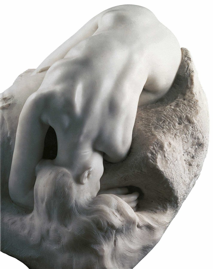 Auguste Rodin Skulptur "La Danaide" (1889/90), Version In Kunstmarmor Kunstmarmor