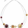 ars mundi Bernsteincollier "Sonne, Mond Und Sterne" Colliers / Halsschmuck