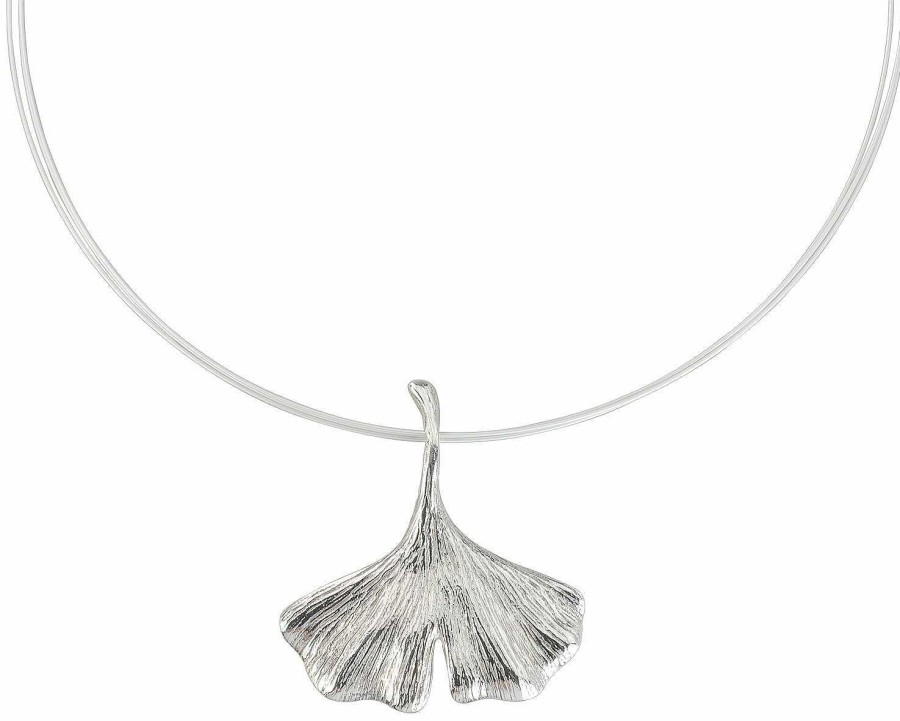 Petra Waszak Collier "Ginkgo", Version Silber Asien