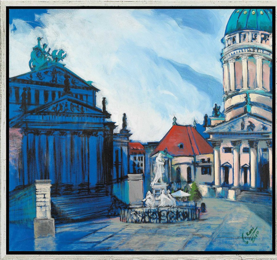 Kani Alavi Bild "Am Gendarmenmarkt", Gerahmt Stadt Und Architektur