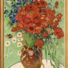 Vincent van Gogh Bild "Stillleben, Vase Mit Ganseblumchen Und Mohn" (1890), Gerahmt Blumen