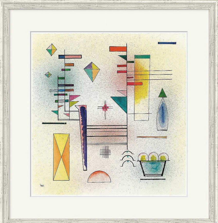 Wassily Kandinsky Bild "Klangvoll" (1929), Gerahmt Faksimile