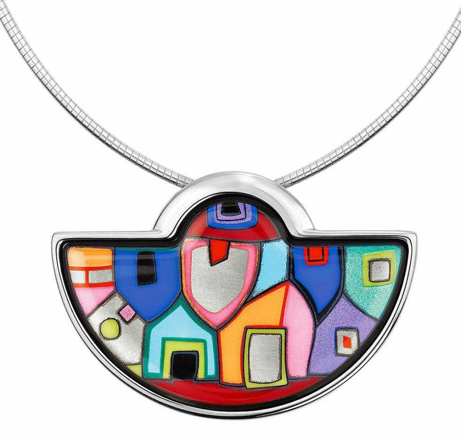 FreyWille Collier "Halbmond - Hommage A Hundertwasser - Street Rivers" Andere Materialien