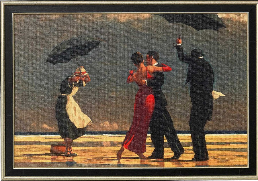 Jack Vettriano Bild "The Singing Butler" (1992), Gerahmt Zeitgenossisch