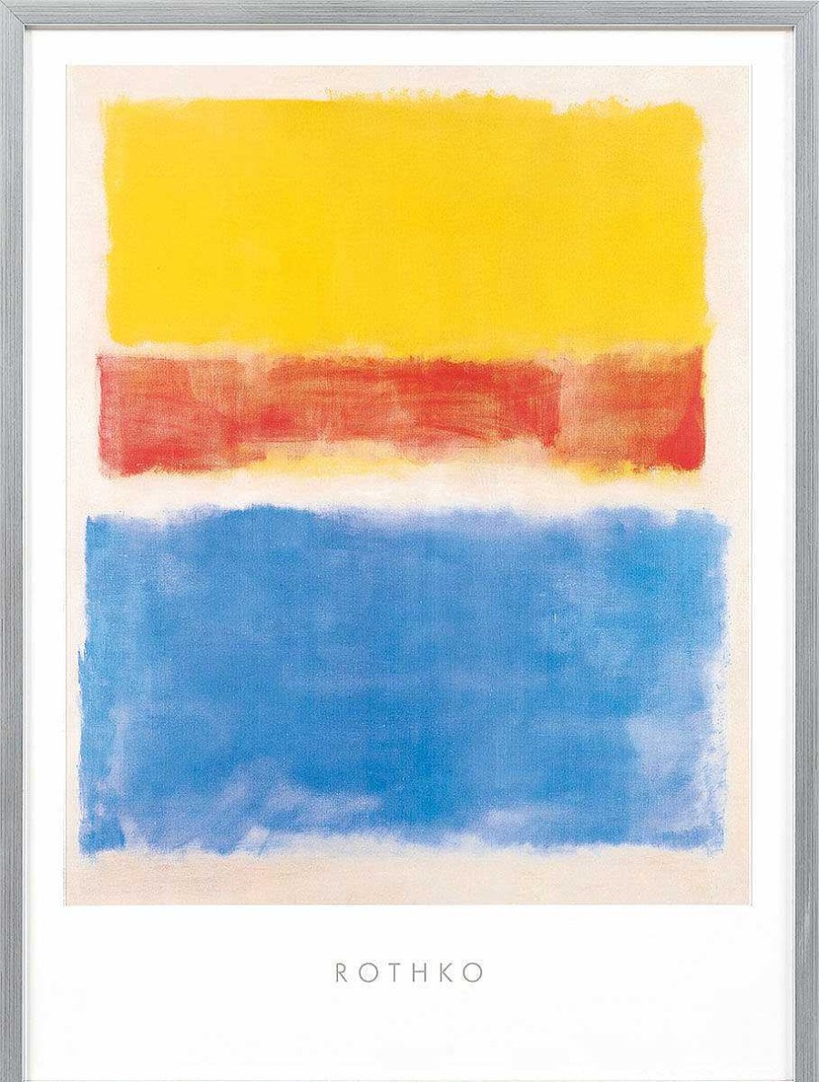 Mark Rothko Bild "Untitled (Yellow, Red And Blue)" (1953), Gerahmt Abstrakte Bilder