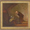 Carl Spitzweg Bild "Der Alchimist" (1860), Gerahmt Biedermeier