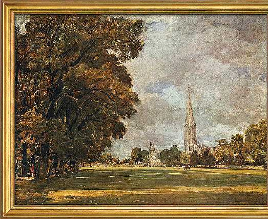 John Constable Bild "Kathedrale Von Salisbury" (1820-21), Gerahmt Romantik