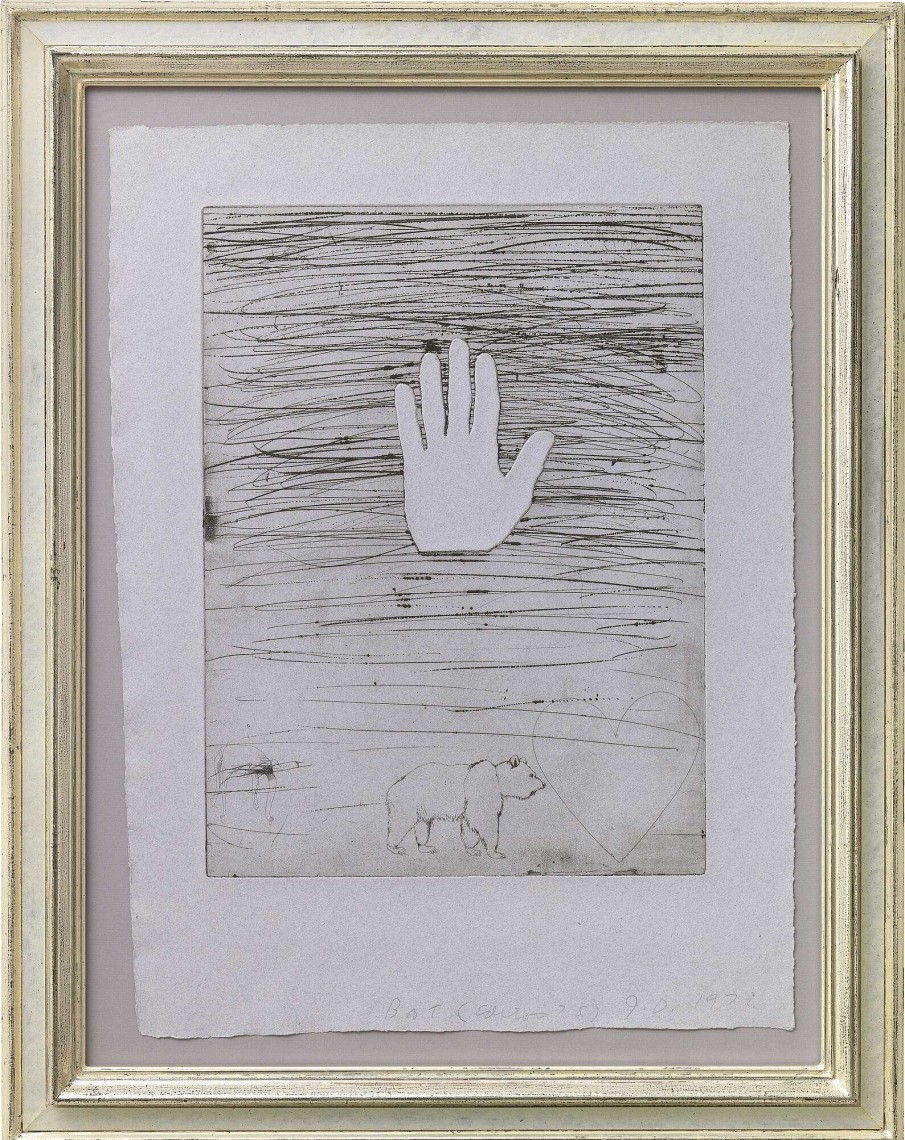 Jim Dine Bild "Hand" (1972) Tierdarstellungen