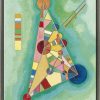 Wassily Kandinsky Bild "Bunt Im Dreieck" (1927), Gerahmt Giclee