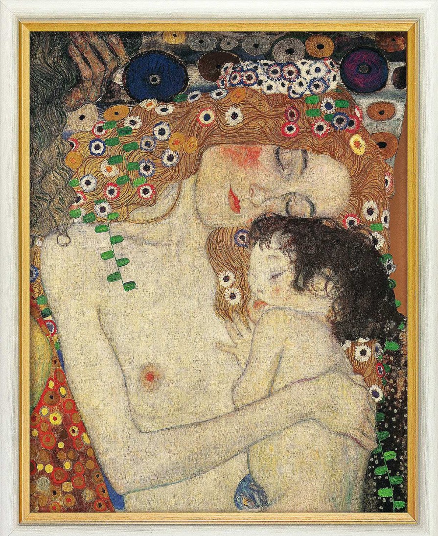 Gustav Klimt Bild "Mutter Und Kind" (1905), Gerahmt Impressionismus