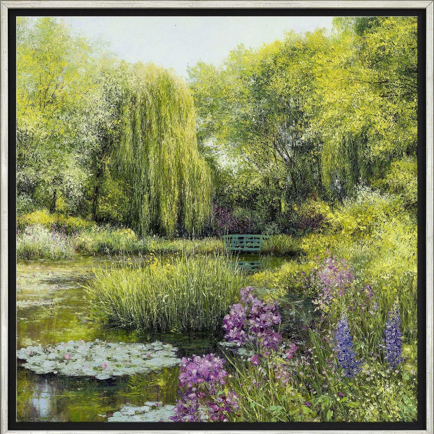 Jean-Claude Cubaynes Bild "L´Etang", Gerahmt Giclee