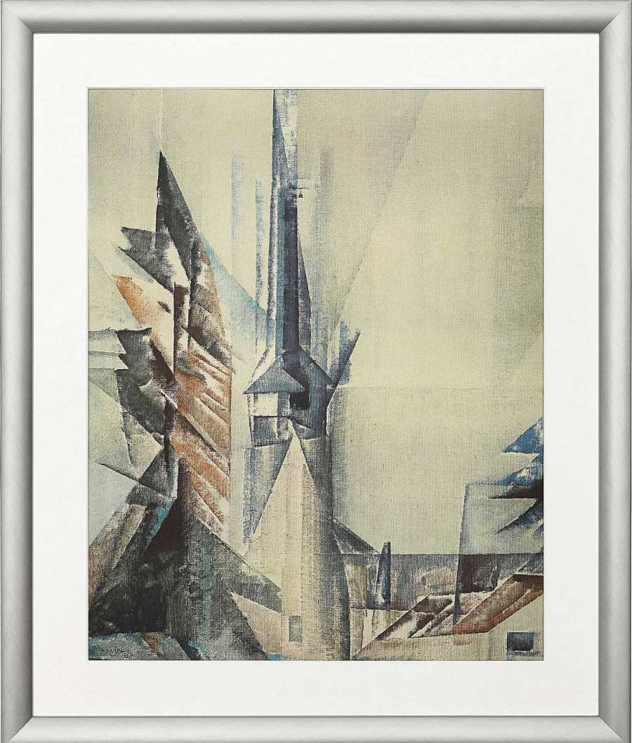 Lyonel Feininger Bild "Gelmeroda Xi" (1928), Gerahmt Stadt Und Architektur