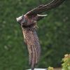 ars mundi Gartenskulptur "Fliegende Eule" (Ohne Steinsockel), Bronze Skulpturen