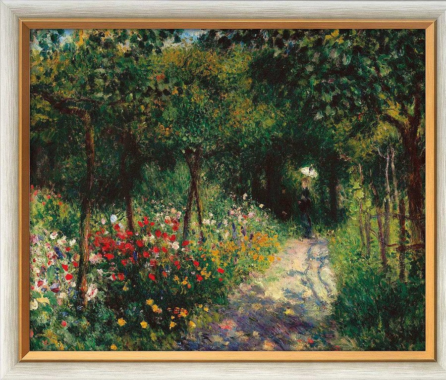 Auguste Renoir Bild "Frauen Im Garten" (1873), Gerahmt Impressionismus