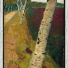 Paula Modersohn-Becker Bild "Landstrase Mit Birken" (Um 1901), Gerahmt Landschaft