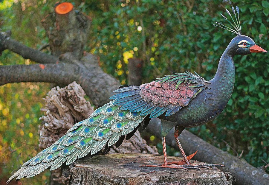 ars mundi Gartenfigur "Pfau" Gartenobjekte