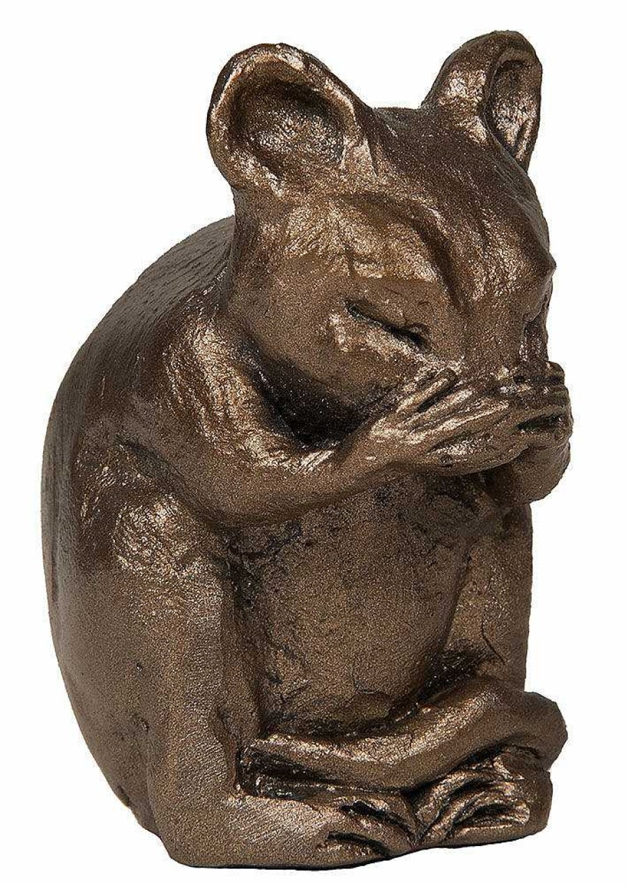 Wendy Harrison Skulptur "Mortimer Mouse", Kunstbronze Kunstbronze