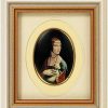 Leonardo da Vinci Miniatur-Porzellanbild "Dame Mit Hermelin" (1488-90), Gerahmt Renaissance