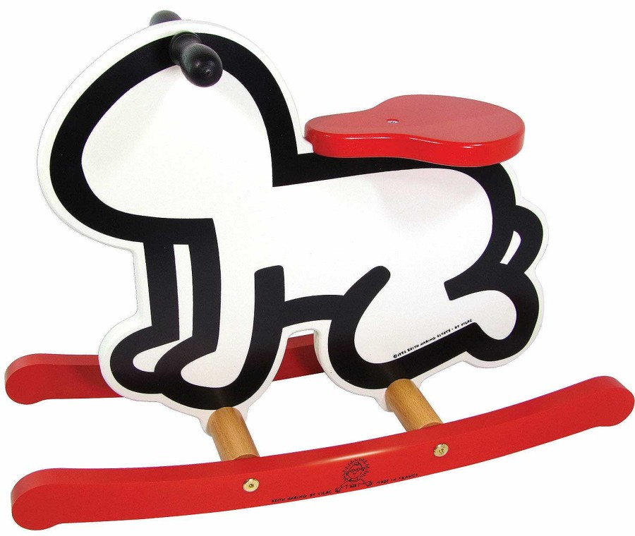 ars mundi Schaukelpferd "Keith Haring" (Fur Kinder Ab 2 Jahren) Fur Kinder