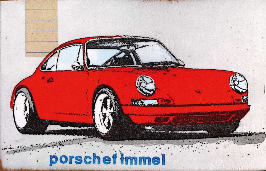 Jan M. Petersen Bild "Porschefimmel Rot" Automobile