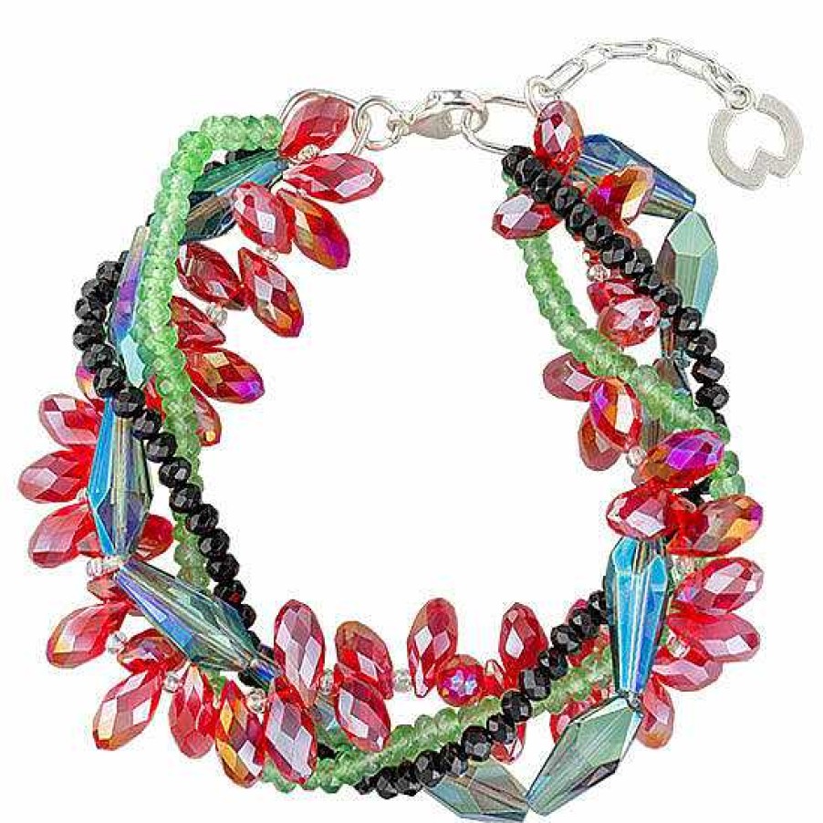 Petra Waszak Perlenarmband "Allegria" Glas