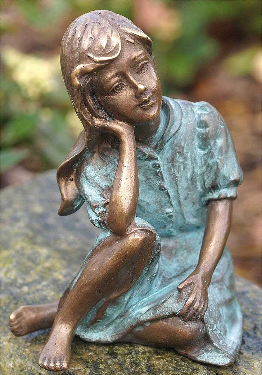 ars mundi Gartenskulptur "Susanna", Bronze Skulpturen