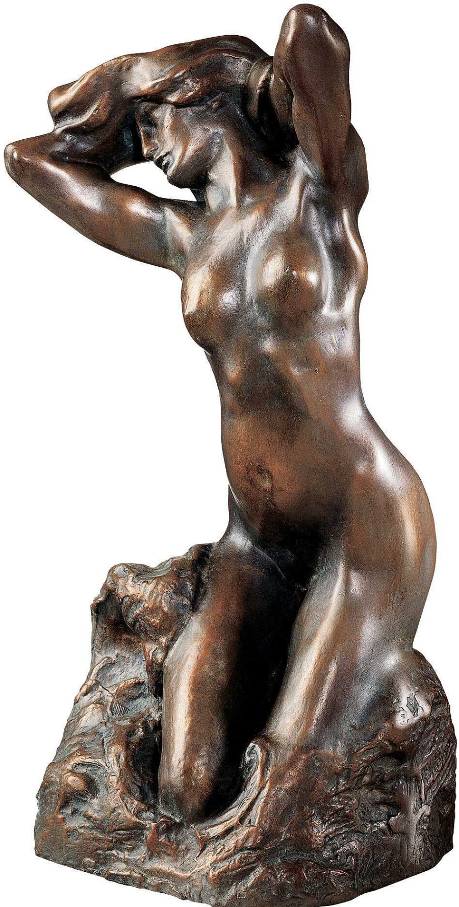 Auguste Rodin Skulptur "Baigneuse" (1880), Version In Bronze 19. Jh / Um 1900