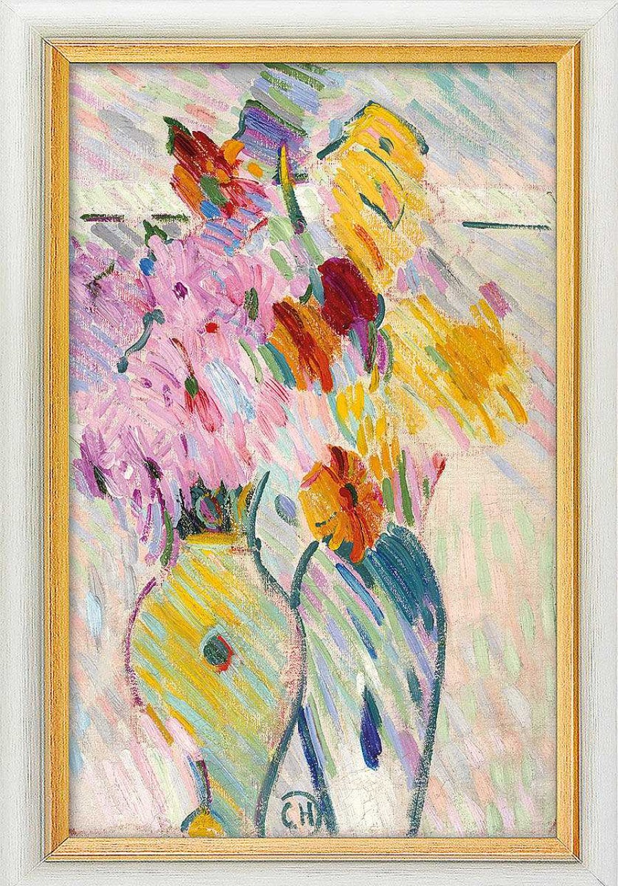 Curt Herrmann Bild "Blumenstillleben" (1910/14), Gerahmt Stillleben