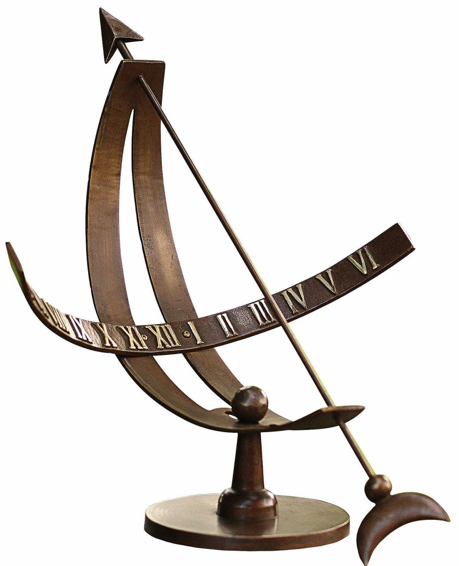 ars mundi Sonnenuhr "Kopernikus", Bronze Sonstige Gartenaccessoires