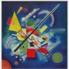 Wassily Kandinsky Bild "Blaues Bild" (1924), Gerahmt Giclee