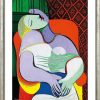 Pablo Picasso Bild "Le Reve - Der Traum" (1932), Gerahmt Portrats